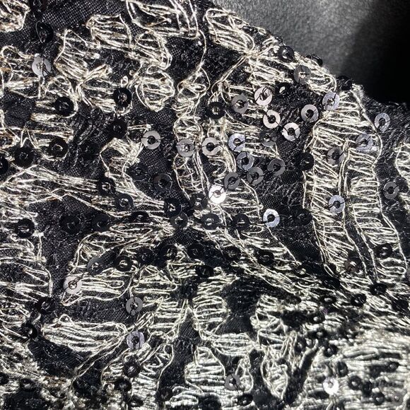 ABS Allen Schwartz strapless sequined Whimsigoth dress fairycore coquette - Picture 3 of 8